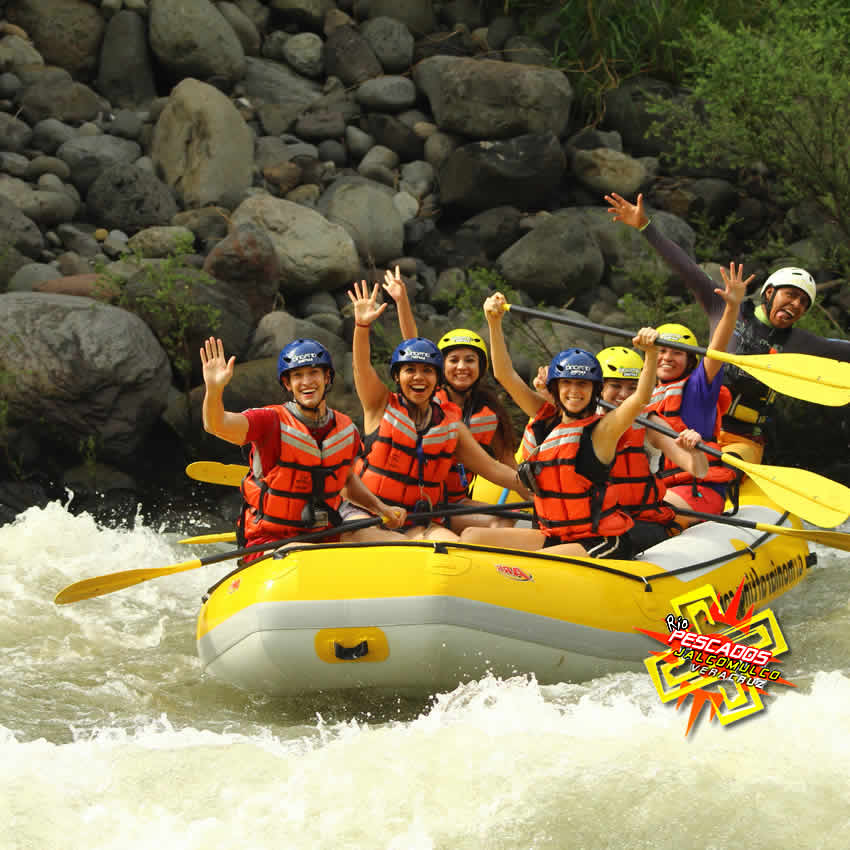 Rafting En El Río Pescados Jalcomulco, Veracruz
